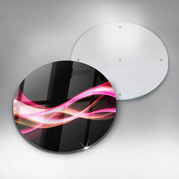 Deska kuchenna szklana Abstrakcja neonowy dym