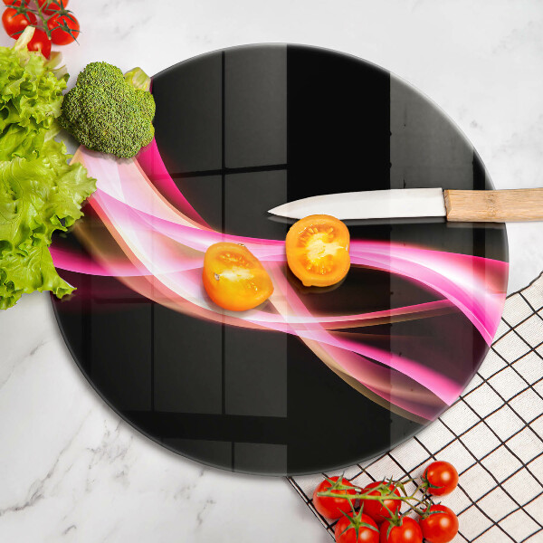 Deska kuchenna szklana Abstrakcja neonowy dym