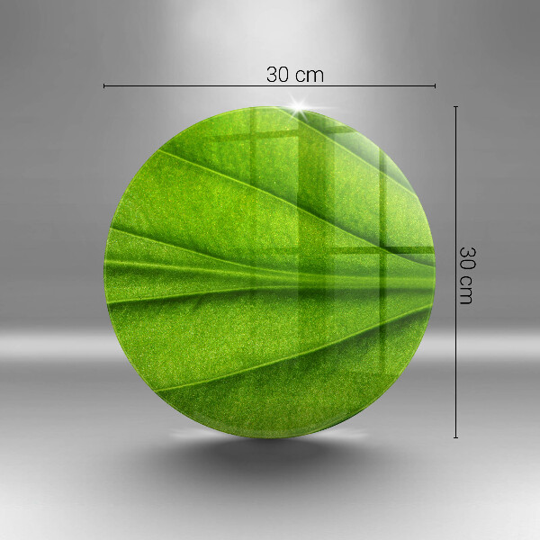 Deska kuchenna szklana Liść żyłki natura