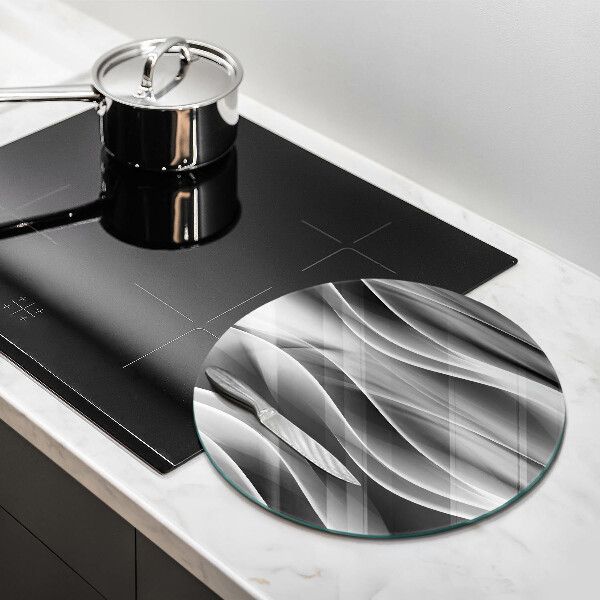 Deska kuchenna szklana Abstrakcja linie dymu