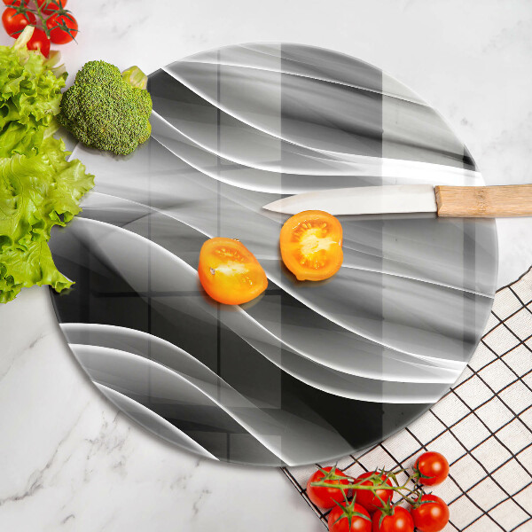 Deska kuchenna szklana Abstrakcja linie dymu