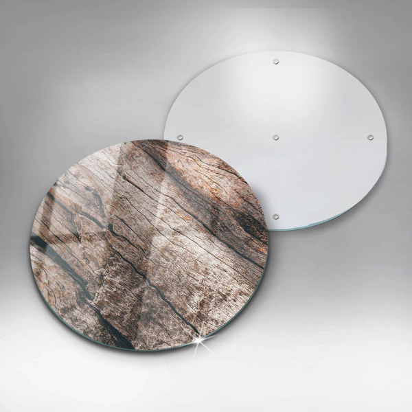 Deska kuchenna szklana Struktura drewna