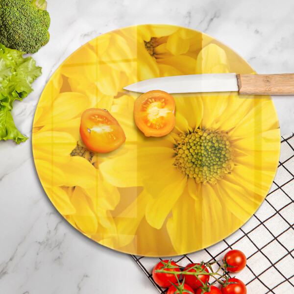 Deska kuchenna szklana Kwiaty płatki