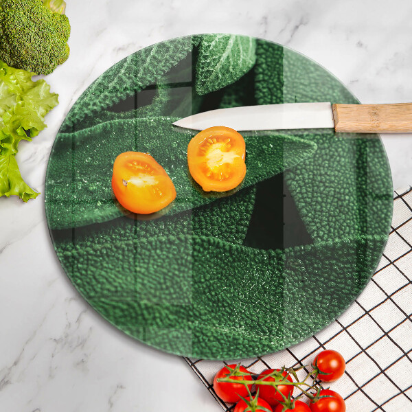 Deska kuchenna szklana Liście rośliny