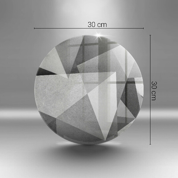 Deska kuchenna szklana Betonowa ostra abstrakcja