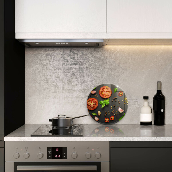 Deska kuchenna szklana Pomidory i przyprawy