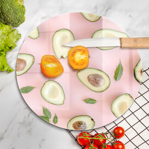 Deska kuchenna szklana Wzór awokado