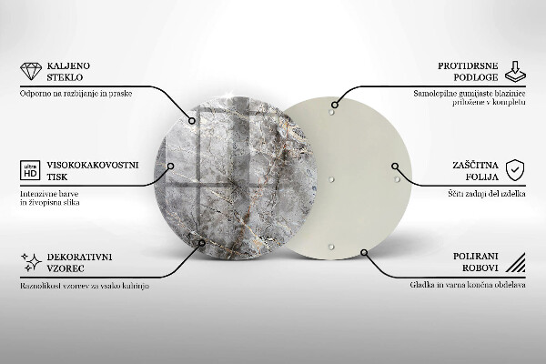 Deska kuchenna szklana Tekstura kamienia
