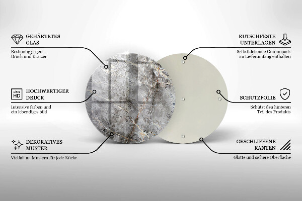 Deska kuchenna szklana Tekstura kamienia