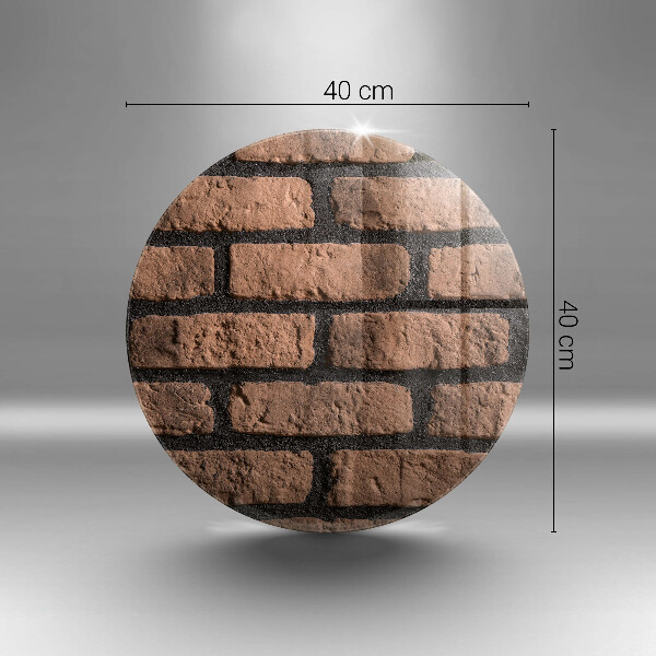 Deska kuchenna szklana Cegły ściana