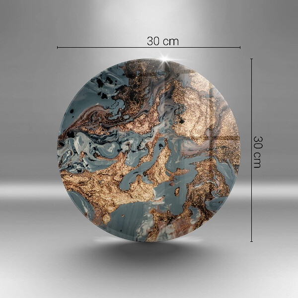 Deska kuchenna szklana Złota struktura skały