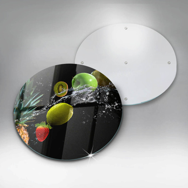 Deska kuchenna szklana Owoce w wodzie