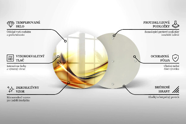 Deska kuchenna szklana Abstrakcja linie światła