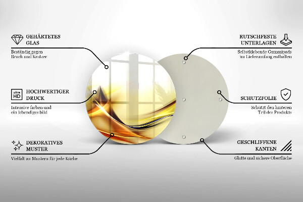 Deska kuchenna szklana Abstrakcja linie światła