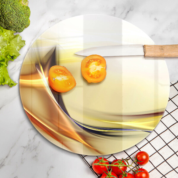 Deska kuchenna szklana Abstrakcja linie światła