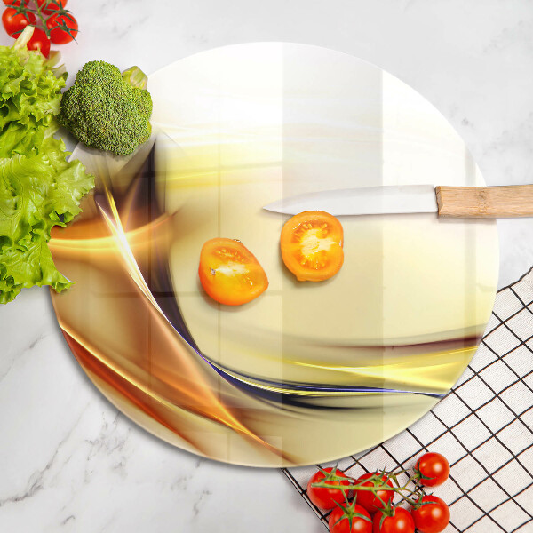 Deska kuchenna szklana Abstrakcja linie światła