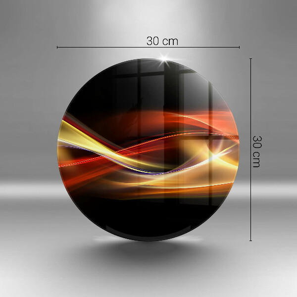 Deska kuchenna szklana Abstrakcja dym i światło