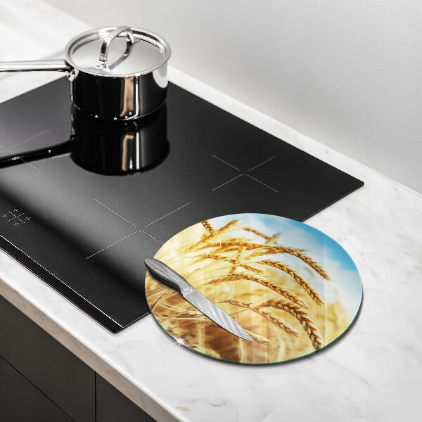 Deska kuchenna szklana Kłosy zbóż na polu