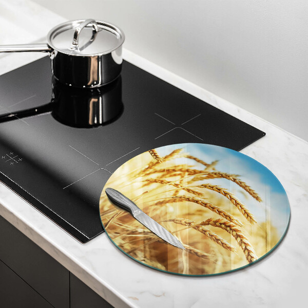 Deska kuchenna szklana Kłosy zbóż na polu