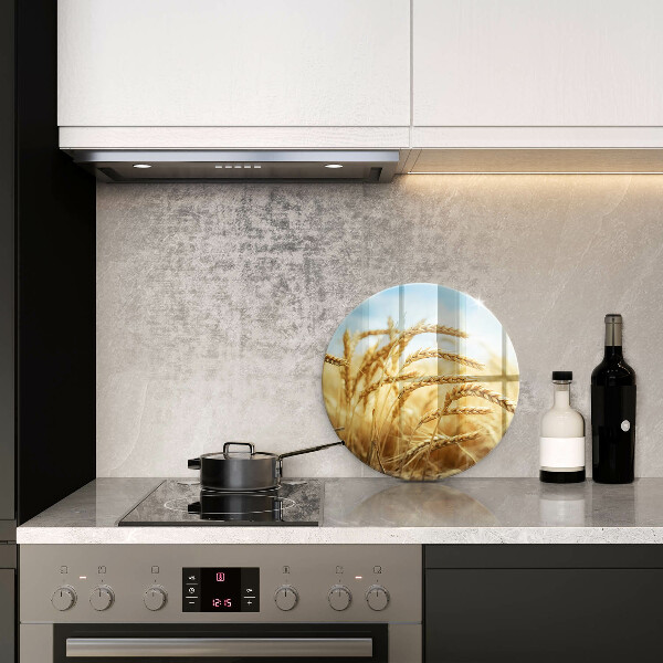 Deska kuchenna szklana Kłosy zbóż na polu