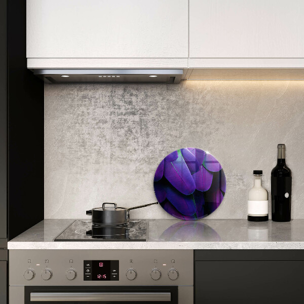 Deska kuchenna szklana Neonowe pióra