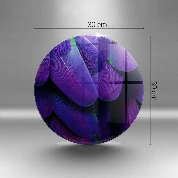 Deska kuchenna szklana Neonowe pióra