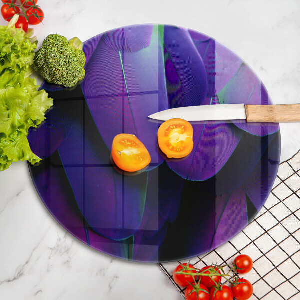 Deska kuchenna szklana Neonowe pióra