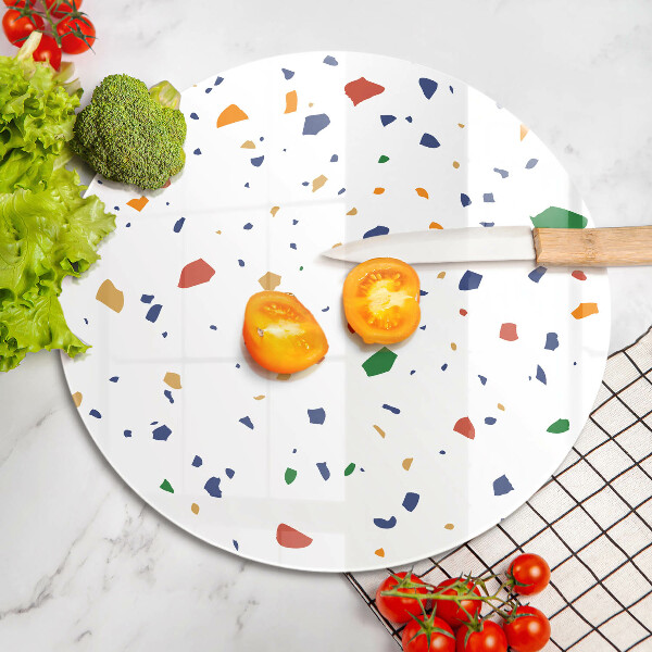 Szklana deska kuchenna Kolorowy gres