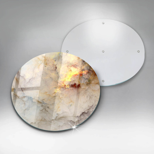 Szklana deska kuchenna Tekstura marmur ze złotem