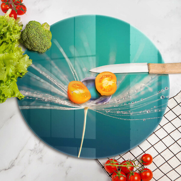 Szklana deska kuchenna Rosa na dmuchawcu