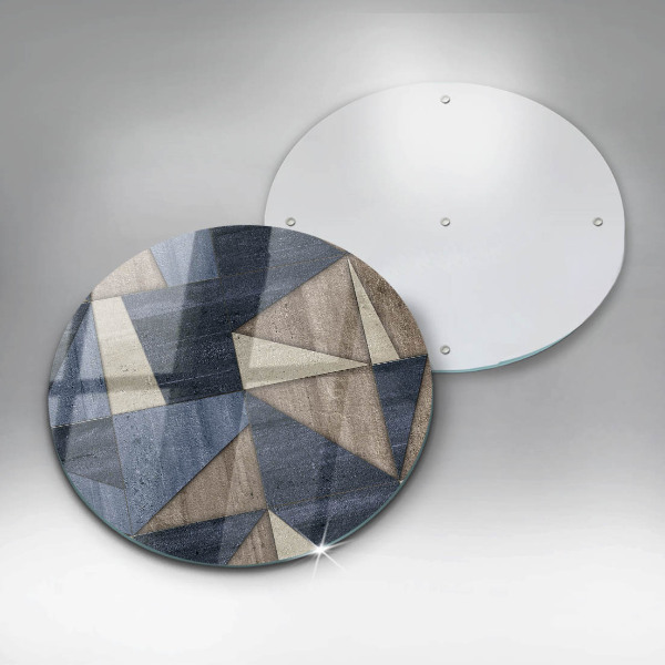 Szklana deska kuchenna Abstrakcja geometryczna