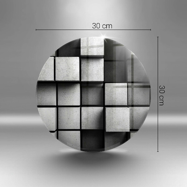 Szklana deska kuchenna Tło geometria 3D