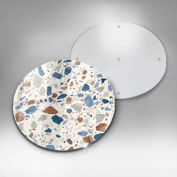 Szklana deska kuchenna Ozdobny kamień gres