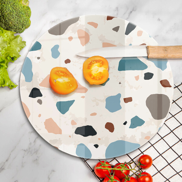 Szklana deska kuchenna Kamień ozdobny gres