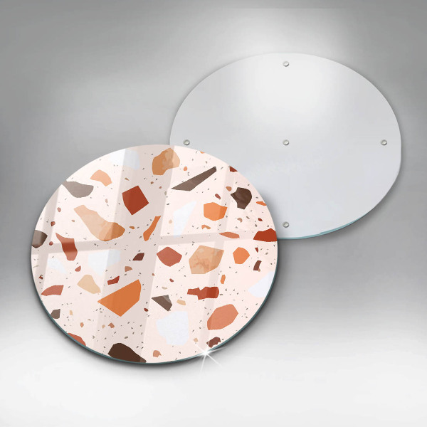 Szklana deska kuchenna Dekoracyjny gres kamień