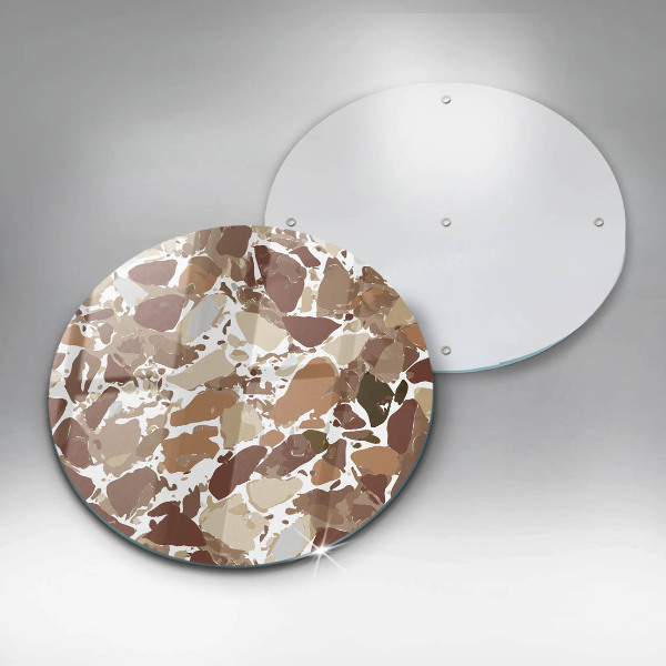 Szklana deska kuchenna Kamień ozdobne plamy