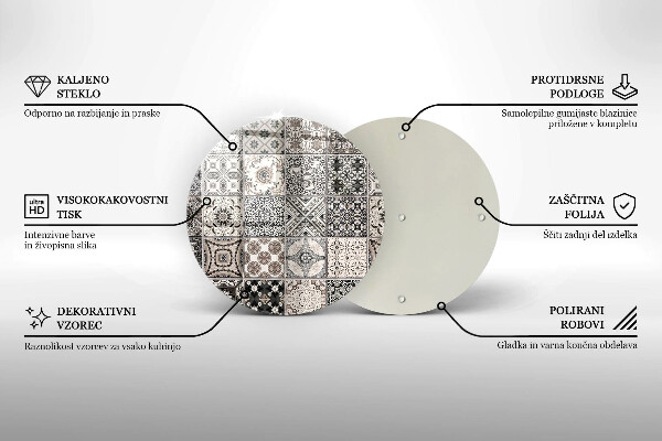 Deska kuchenna szklana Płytki ozdobne kafelki