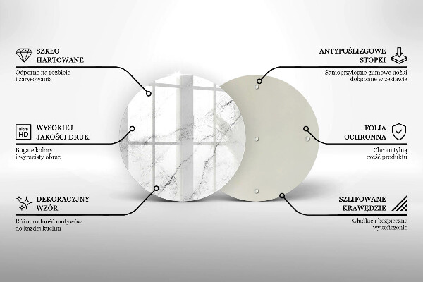 Deska kuchenna szklana Elegancki marmur tekstura