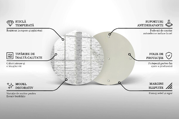 Deska kuchenna szklana Ściana mur cegły