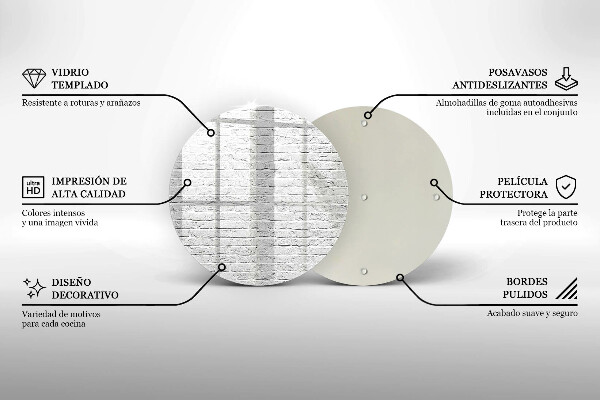 Deska kuchenna szklana Ściana mur cegły