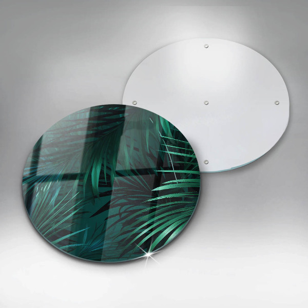 Deska kuchenna szklana Liście dzika dżungla