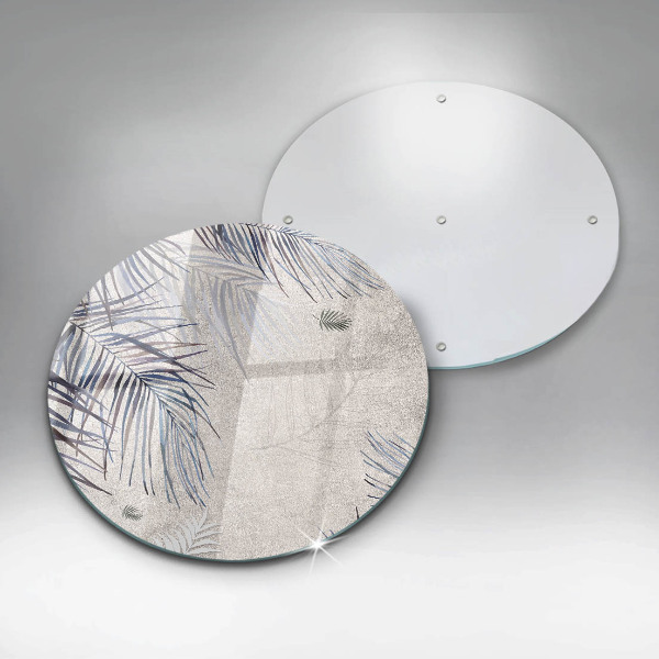 Deska kuchenna szklana Subtelne liście