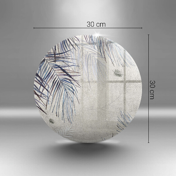 Deska kuchenna szklana Subtelne liście