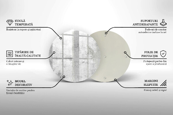 Deska kuchenna szklana Beton tekstura