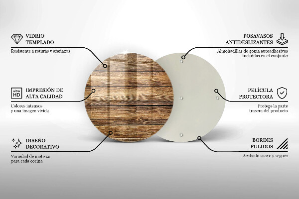 Deska kuchenna szklana Deski tekstura drewno