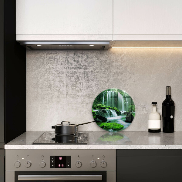 Deska kuchenna szklana Dziki wodospad w dżungli