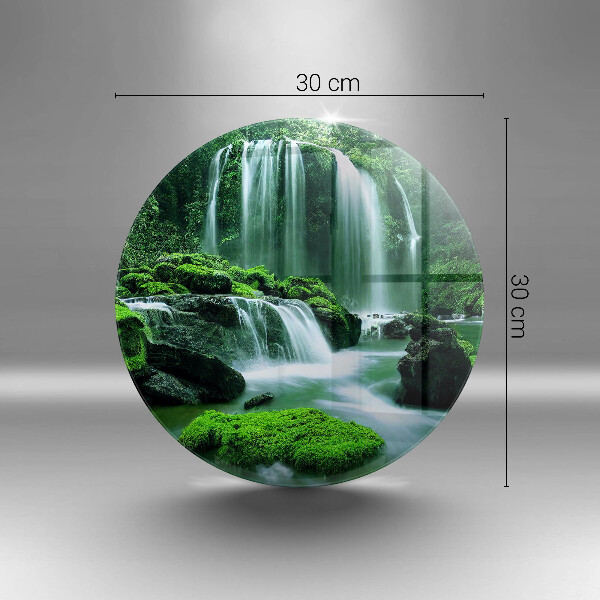 Deska kuchenna szklana Dziki wodospad w dżungli