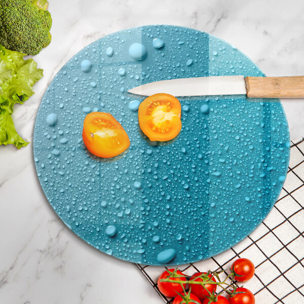 Deska kuchenna szklana Krople wody