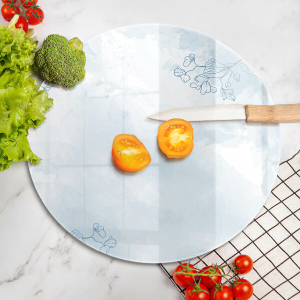 Deska kuchenna szklana Delikatne tło