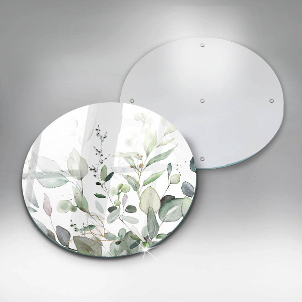 Deska kuchenna szklana Akwarelowe rośliny